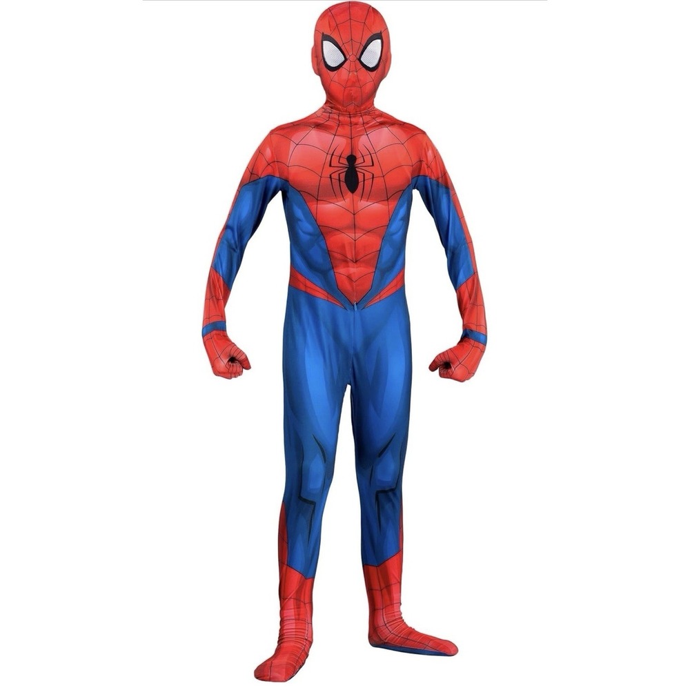 Marvel Spider-man‎ Superhero Children M(8) feet,gloves union suit zentai